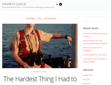 Tablet Screenshot of priorityqueue.net